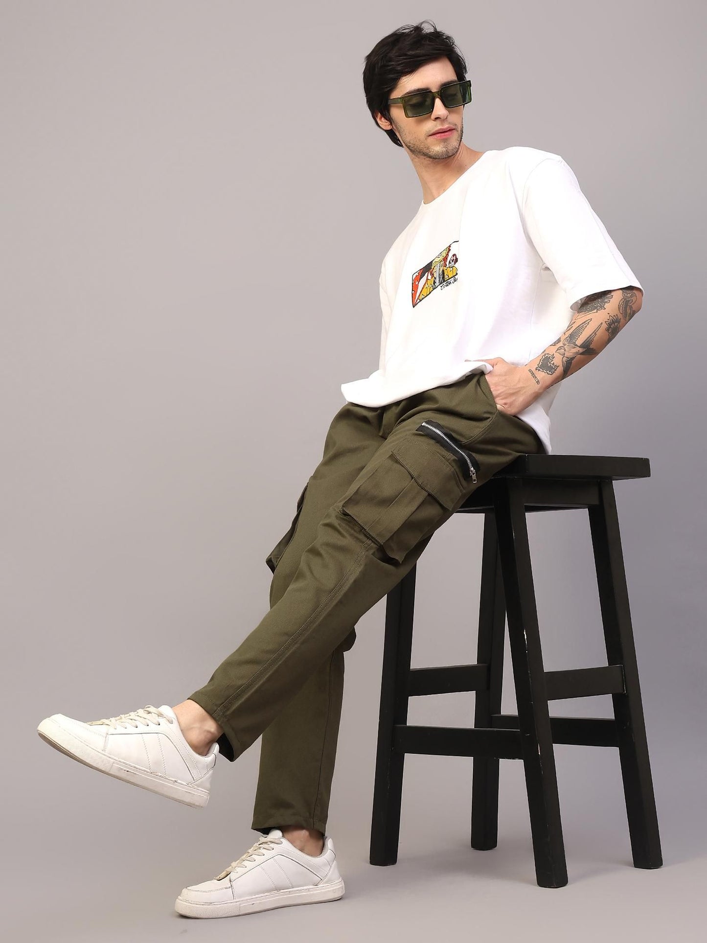 Sprouted Men's Olive Cargo Pant