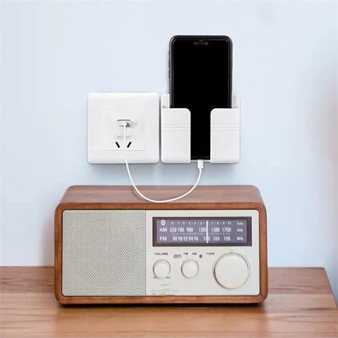 Mobile Holder With Adhesive Strips & Charging Holder