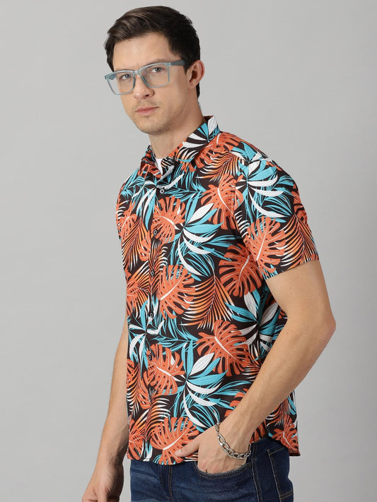 Rayon Printed Half Sleeves Men's Casual shirt