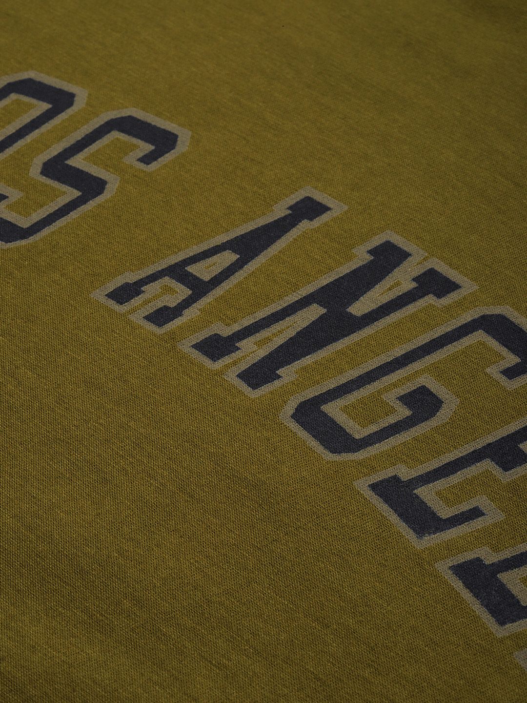 Dillinger Olive Typographic Oversized T-Shirt